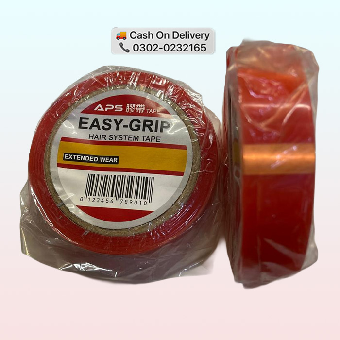 APS EasyGrip Red Tape Pakistan 1. APS EasyGrip Red Tape Pakistan – Gentle Hold Wig Adhesive Tape Karachi - Image 1